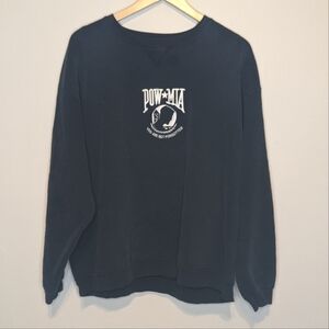 Vintage POW MIA Veterans Crewneck Mens XL